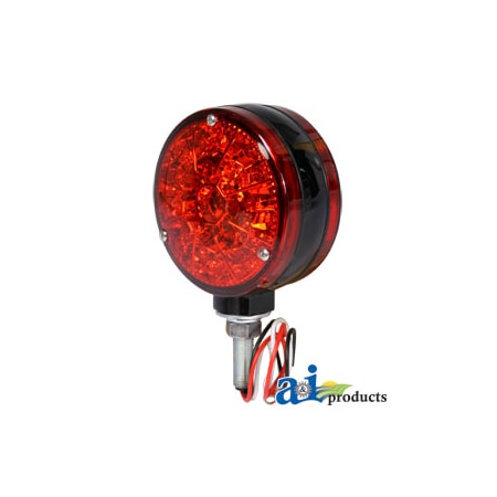 Safety Light; Red, LED, 12 Volt 6.5 X4.5 X3